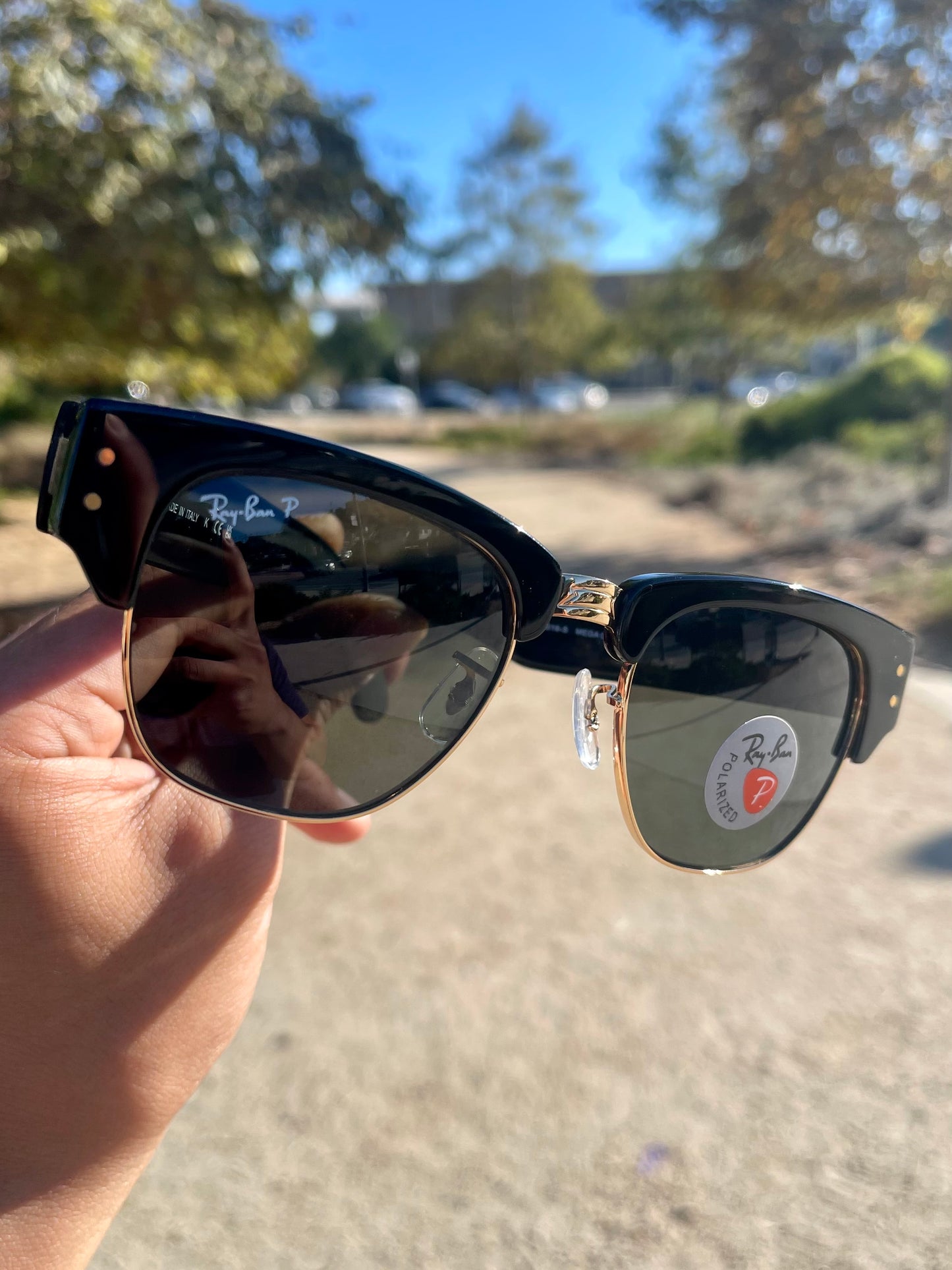 Ray Ban #0316S Mega Clubmaster Black Polarized