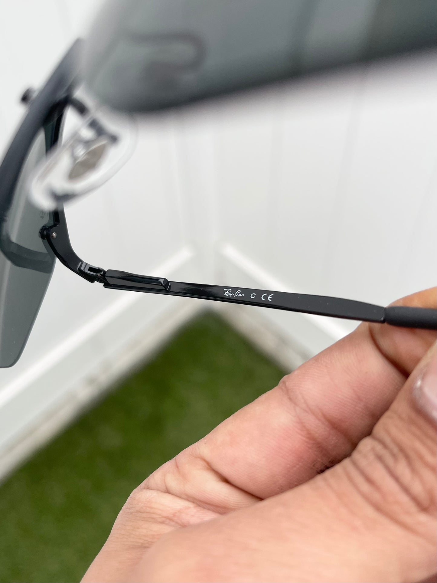 Ray Ban #RB3183 Rimless Predator
